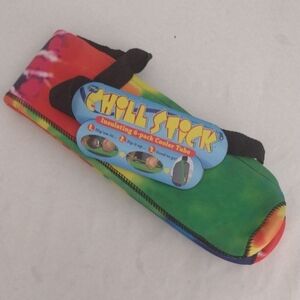 Getagadget Multicolor Tie-Dye Insulating 6-Pack Cooler Tube (J597)